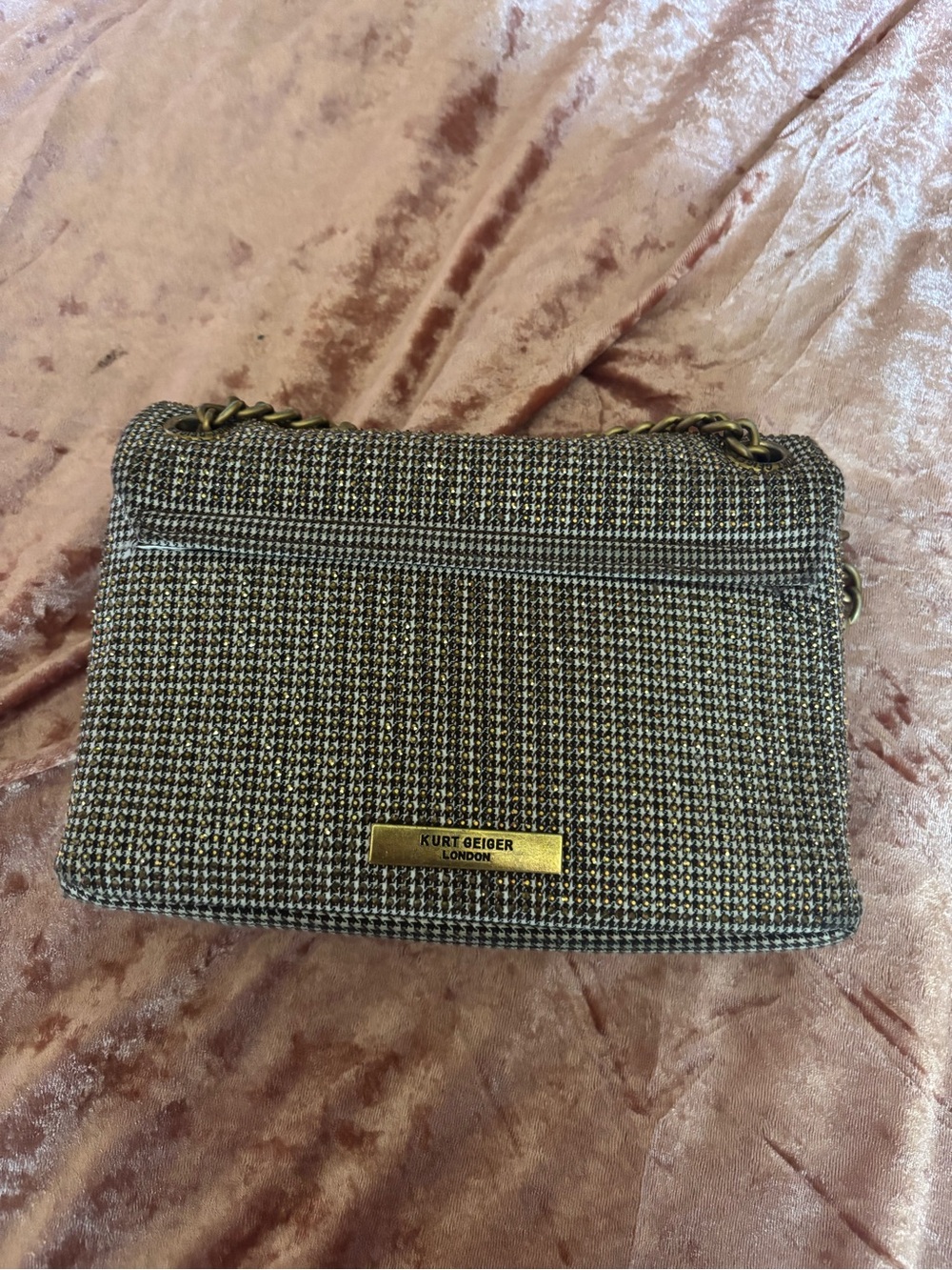KURT GEIGER LONDON
MINI FABRIC KENSINGTON BAG
Like New
